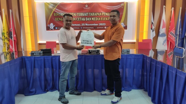 KPU Kabupaten Kupang Gandeng Insan Pers Untuk Sosialisasi Tahapan Pemilu 2024