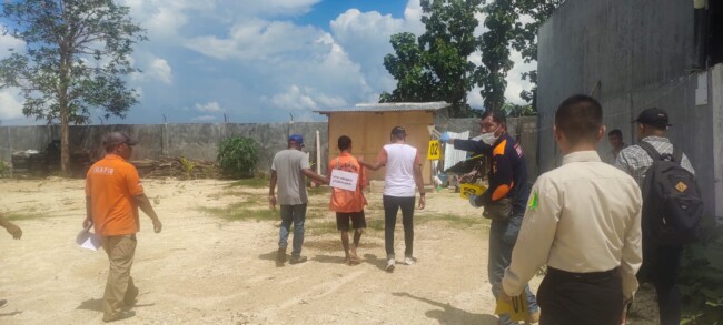 Polres Kupang Menggelar Rekonstruksi Kasus Penganiayaan Berujung Kematian
