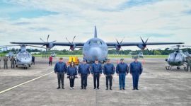 foto: Presiden Jokowi saat berada di Pangkalan TNI AU Halim Perdanakusuma, rabu(24/01/2024).