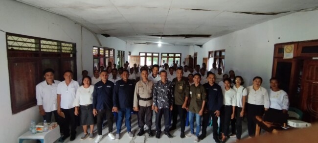 Sebanyak 7531 Anggota KPPS Dilantik Serentak, PPS Oebelo Dan Tanah Merah Gelar Aksi Tanam Pohon