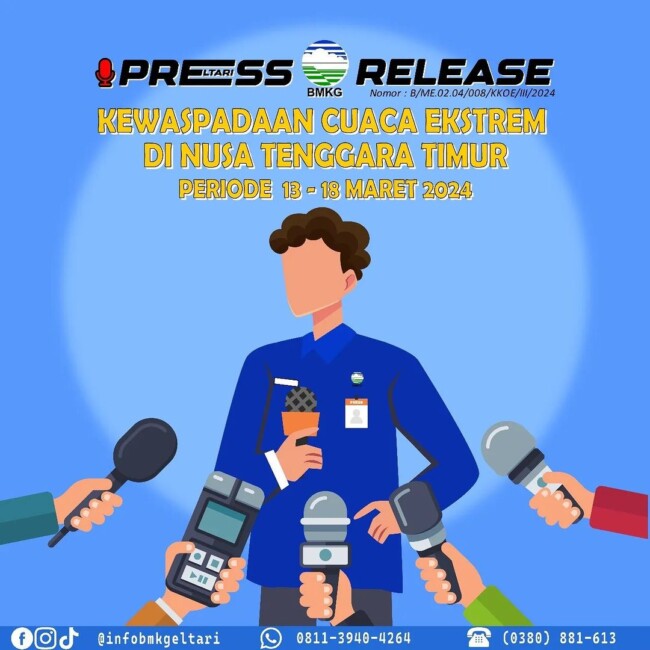 2 Bibit Siklon Tropis Muncul Disekitar Indonesia, Masyarakat NTT Diminta Waspada! 