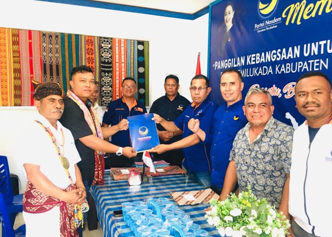 Jurnalis Chris M. Bani Daftar Bakal Calon Wakil Bupati Kupang Dari Partai Nasdem Untuk Pilkada 2024 