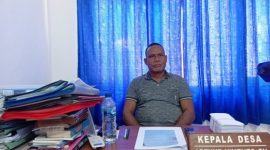 Foto: Arthur Ximenes, SH., Kepala Desa Manusak. 