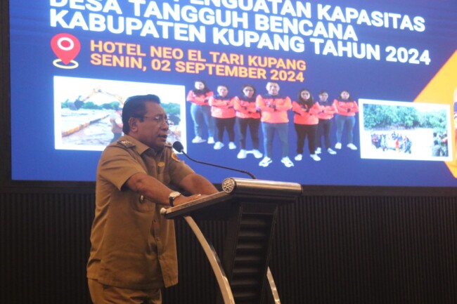BPBD Kabupaten Kupang Gelar Pelatihan Pencegahan Dan Mitigasi Bencana, 20 Desa Dilibatkan