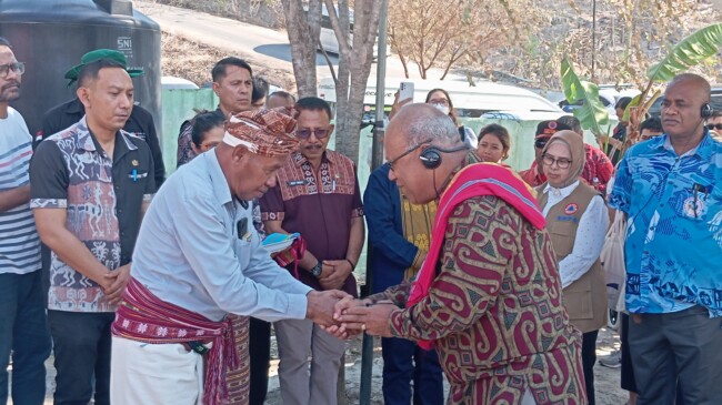 Dukung Mitigasi Bencana, Kedubes Fiji Lakukan Kunjungan Dan Monev Di Desa Tanah Putih