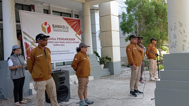 Gelar Apel Siaga Pengawasan, Bawaslu Kabupaten Kupang Siap Kawal Pilkada 2024