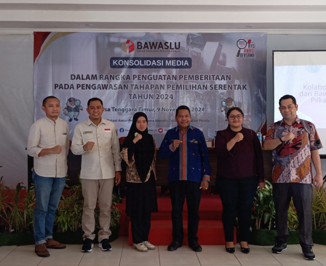 Penguatan Pemberitaan Tahapan Pemilihan Serentak 2024, Bawaslu NTT Gelar Konsolidasi Media