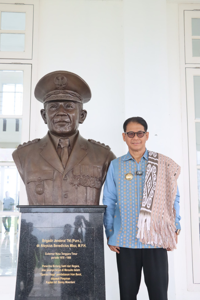 Pj. Gubernur NTT Beri Kuliah Umum di Unhan-Ben Mboi Belu.