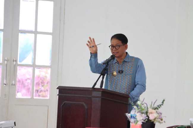 Pj. Gubernur NTT Beri Kuliah Umum di Unhan-Ben Mboi Belu.