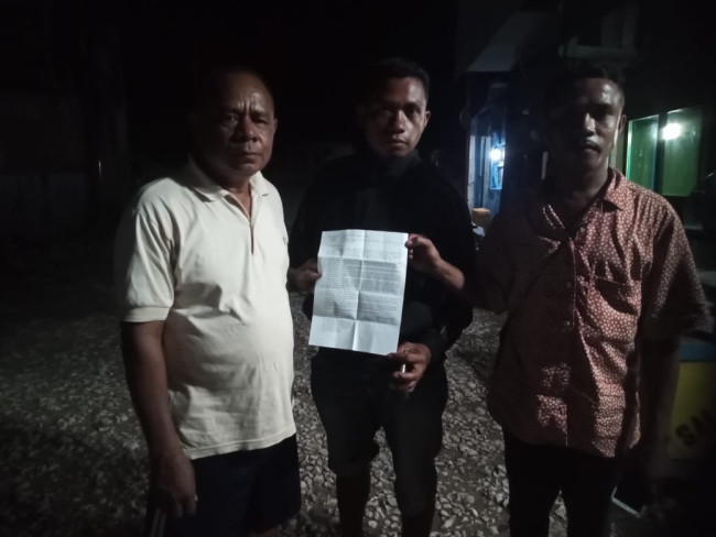 Polemik Dana Desa! TPK Laporkan Kepala Desa Tua kau Kepada Pj. Bupati Kupang
