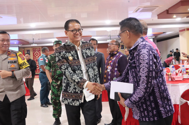 Jelang Natal 2024 dan Tahun Baru 2025, Pj. Gubernur Andriko gelar HLM TPID Provinsi NTT. 