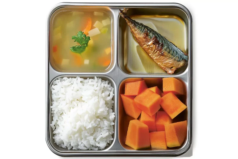 Foto: ilustrasi makan siang bergizi gratis. 