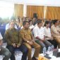 Foto: Bupati Kupang Terpilih, Yosef Lede, SH., saat memberikan sambutannya dalam kegiatan sinkronisasi program bersama Pemkab Kupang. 
