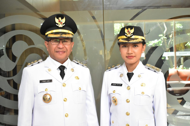 Foto: Bupati dan Wakil Bupati Kupang. 