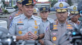Foto: Direktur Utama Jasa Raharja, Rivan A. Purwantono bersama Kakorlantas Polri Irjen Pol. Drs. Agus Suryonugroho, S.H., M.Hum.
