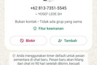 Foto: screenshot layar aksi penipuan menggunakan foto dan nama Bupati Kupang. 