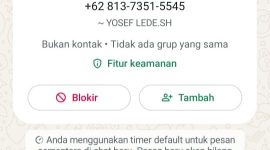 Foto: screenshot layar aksi penipuan menggunakan foto dan nama Bupati Kupang. 
