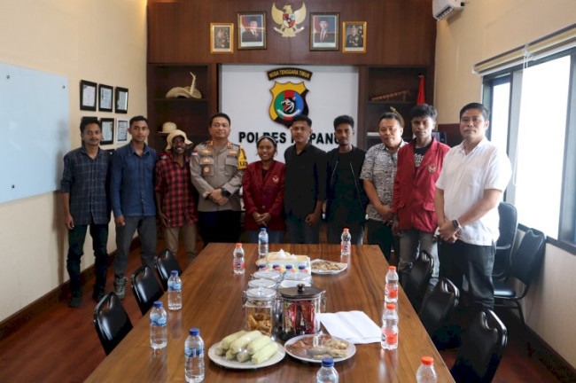 Jawab 2 Tuntutan Aksi Demo Mahasiswa STIKUM. Kapolres Kupang: Segera Kami Atensi