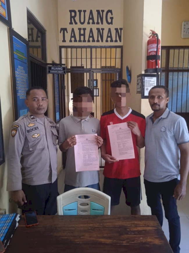 Polres Kupang Resmi Menahan 2 Tersangka Pengeroyokan Mahasiswa Stikum