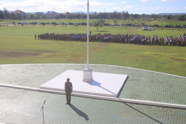Apel Perdana, Bupati Kupang Tekankan ASN Untuk Jaga Kerapian Dan Disiplin