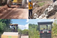 Foto: kondisi ruas jalan Kukak-Sulamu yang sedang dikerjakan. 