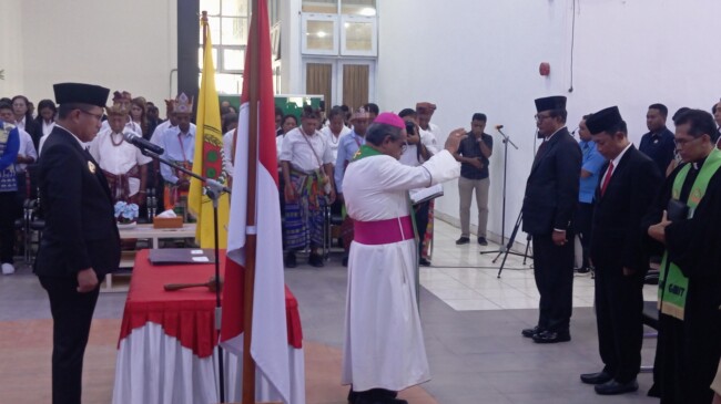 2 Tahun Kekosongan Jabatan, Sekda Kabupaten Kupang Resmi Dilantik. Bupati Yosef Lede Titip Pesan Berikut ini!