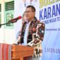 Foto: Bupati Kupang, Yosef Lede, S.H., saat beri sambutan dalam kegiatan Bulan Bhakti Karang Taruna Provinsi NTT Tahun 2025.