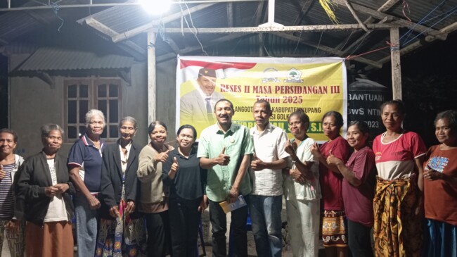 Hari Terakhir Masa Reses II, Yoyarib Mau Serap Aspirasi Warga Dusun 2 Desa Oebelo