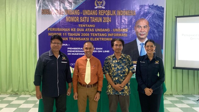 Judi Online Jadi Ancaman di Era Digital, Partai Nasdem Gelar Sosialisasi UU No 1 Tahun 2024