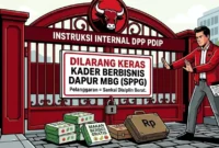 Foto: ilustrasi larangan kelola MBG bagi kader PDIP (dok: google)