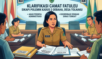 Sikapi Polemik Kadus ‘Aktif’ Meski Purna Tugas, Camat Fatuleu Akan Segera Audit Administrasi Desa Tolnaku