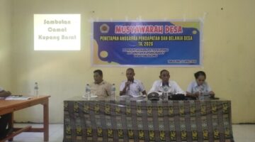 BPD dan Pemerintah Desa Tablolong Tetapkan APBDes 2026 Melalui Musyawarah