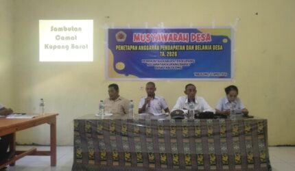 BPD dan Pemerintah Desa Tablolong Tetapkan APBDes 2026 Melalui Musyawarah