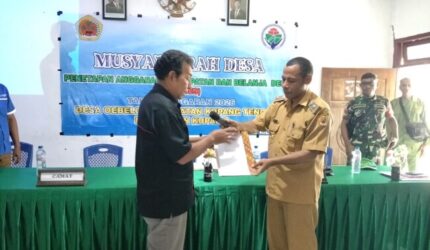 Pemdes Oebelo Tetapkan APBDes Tahun Anggaran 2026. Wujud Transparansi dan Keterbukaan Anggaran 