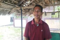 Foto: Mesak Stefanus Bessie saat beri keterangan kepada AtlasNews, Rabu (29/04)