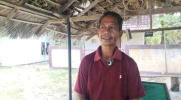 Foto: Mesak Stefanus Bessie saat beri keterangan kepada AtlasNews, Rabu (29/04)