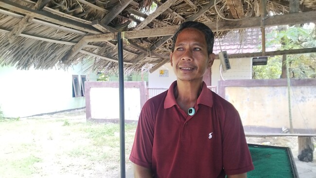 Foto: Mesak Stefanus Bessie saat beri keterangan kepada AtlasNews, Rabu (29/04)