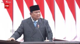 Foto: Presiden Prabowo Subianto dalam pidato perdana pada Rapat Paripurna DPR ke-19 Masa Persidangan V Tahun Sidang 2025-2026 di Gedung Nusantara MPR/DPR/DPD, Jakarta, Rabu (20/5/2026). (Tangkapan Layar YouTube Sekretariat Presiden)