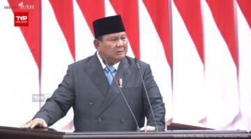 Foto: Presiden Prabowo Subianto dalam pidato perdana pada Rapat Paripurna DPR ke-19 Masa Persidangan V Tahun Sidang 2025-2026 di Gedung Nusantara MPR/DPR/DPD, Jakarta, Rabu (20/5/2026). (Tangkapan Layar YouTube Sekretariat Presiden)