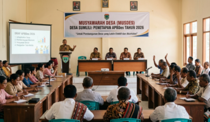 Musdes Penetapan APBDes 2026 Desa Sumlili Resmi Digelar, Tekankan Transparansi dan Kedisiplinan