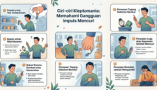 Foto: ciri khas kleptomania