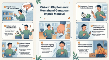 Foto: ciri khas kleptomania