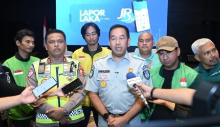 Perkuat Budaya Keselamatan, Jasa Raharja dan Korlantas Gandeng Komunitas Pengemudi Sosialisasikan Fitur Lapor Laka