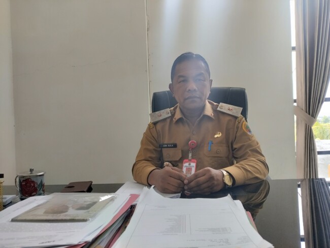 Foto: Kepala Dinas PMD Kabupaten Kupang, Jhon Sulla.