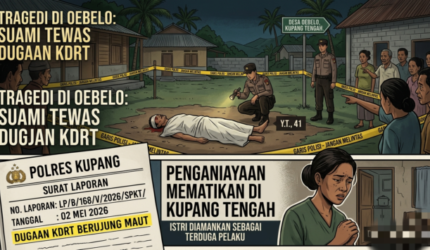 Tragis! Istri Aniaya Suami Hingga Tewas di Kupang Tengah, Pelaku Sempat Berdalih Korban 'Banting Diri'