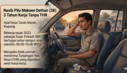 3 Tahun Mengabdi Tanpa THR, Sopir Pribadi di Kupang Tuntut Hak pada Majikan