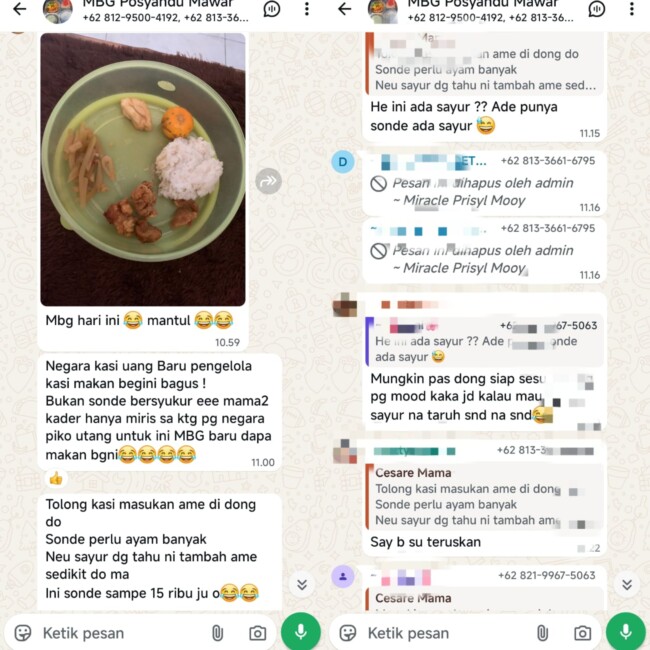 Menu Ala Kadar Tuai Kecaman Emak-emak di Tanah Merah, SPPG Merdeka Jadi Sorotan