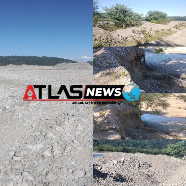 Foto: kondisi di lokasi mulut tambang, dan akses jalan menuju dusun 4 Niskolen
