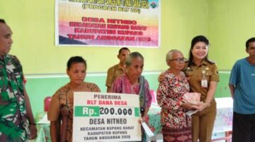 Pemdes Nitneo Gelontorkan Rp 20,4 Juta untuk BLT Tahap I Tahun 2026