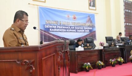 Bupati Kupang Serahkan Ranperda Pertanggungjawaban Pelaksanaan APBD Tahun Anggaran 2025 ke DPRD